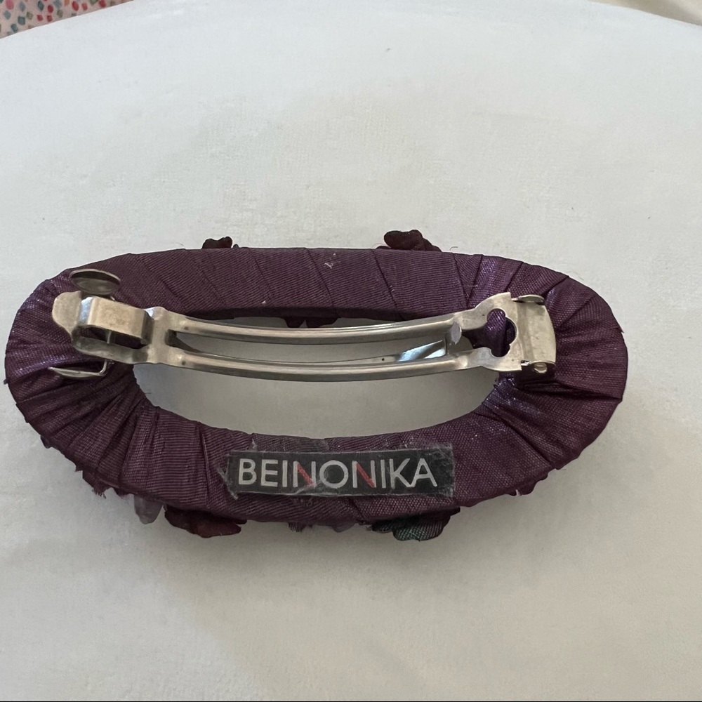 Purple hair clip